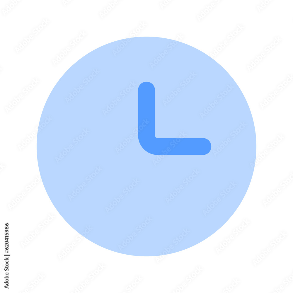 clock duotone icon