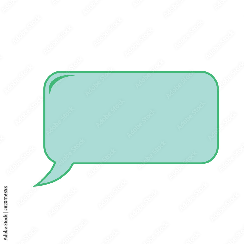 Colorful speech bubble and dialog balloon Colorful speech bubble and dialog balloon