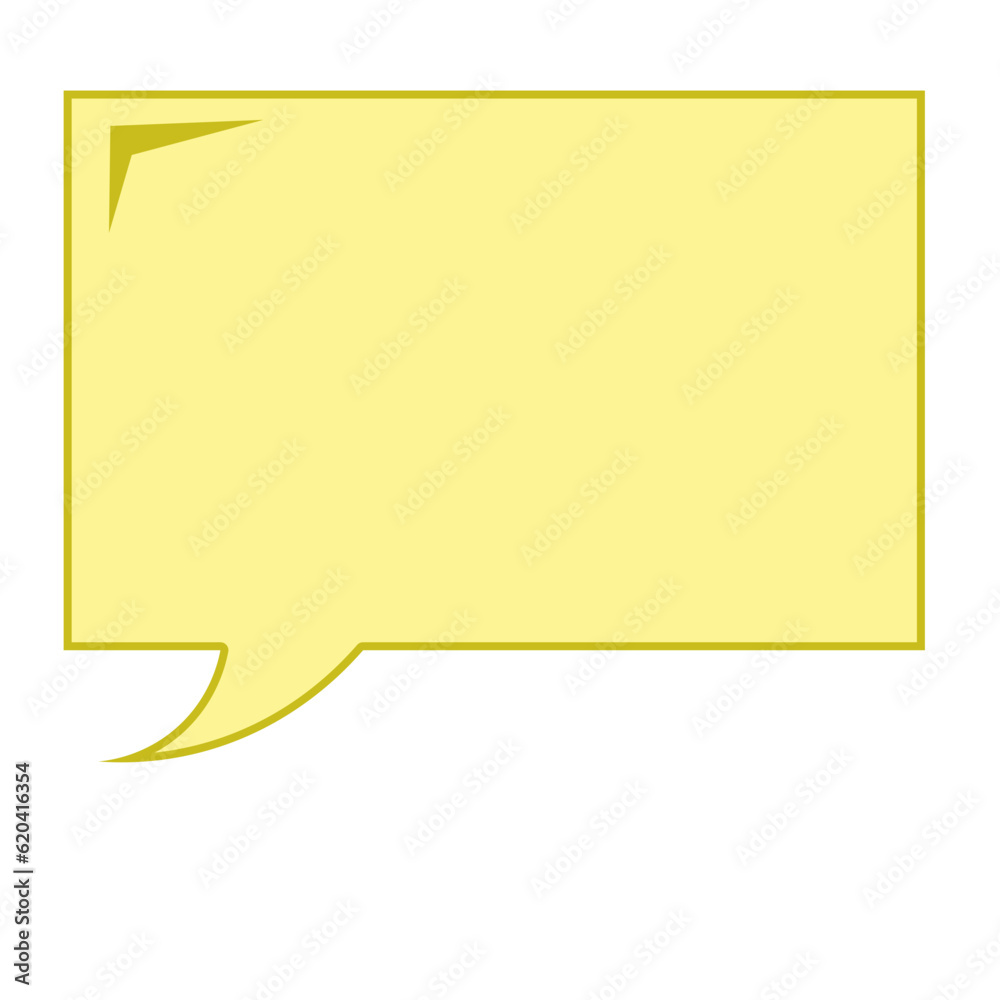 Colorful speech bubble and dialog balloon Colorful speech bubble and dialog balloon
