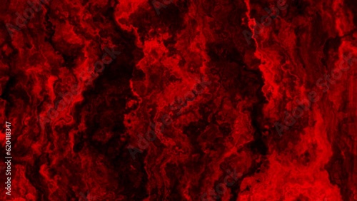 Black and red background of abstract and psychedelic waves photo