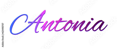 Antonia - light blue and blue color - male name - ideal for websites, emails, presentations, greetings, banners, cards, books, t-shirt, sweatshirt, prints

 photo