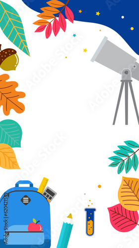 Back to school template