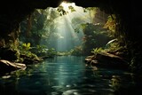 Hidden Paradise Natural Light, Generative AI