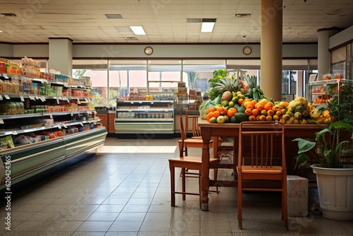 Grocery Store Natural Light, Generative AI