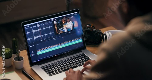 Boy uses these devices to create videos.