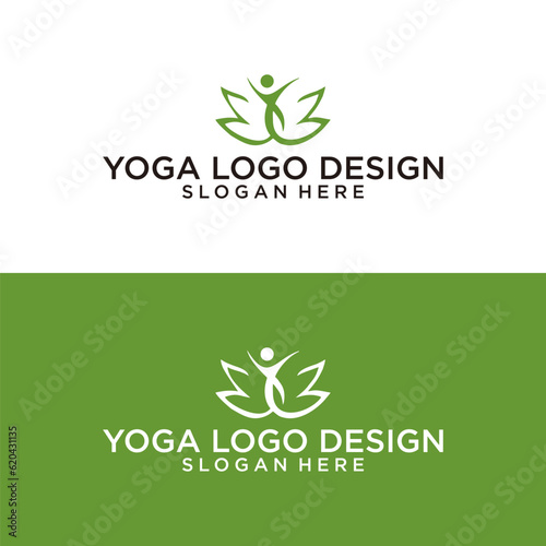 yoga logo design