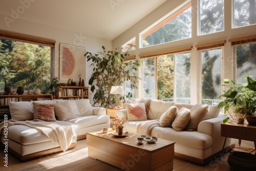 Living Room Natural Light, Generative AI