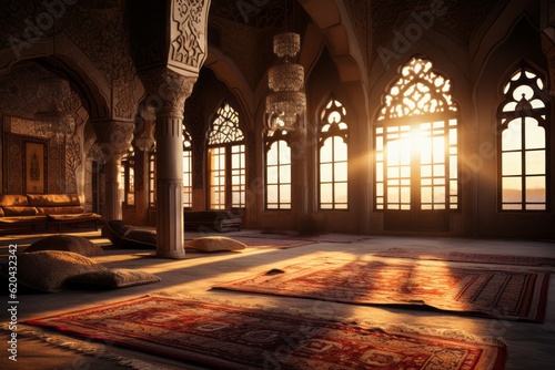 Mosque Natural Light  Generative AI