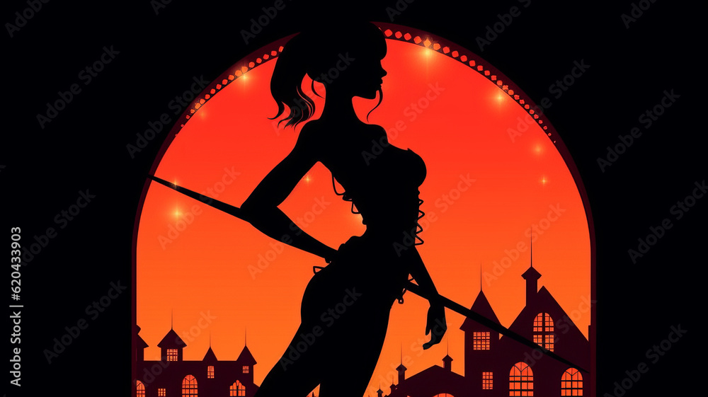 Sexy Woman Silhouette Stock Illustration Adobe Stock 0115