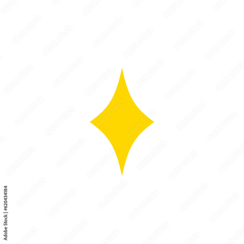 Sparkle twinkling golden star icon, retro design element Sparkle twinkling golden star icon, retro design element