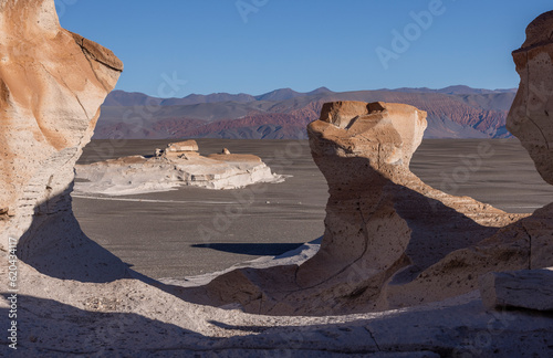 PUNA - Campo de Piedra Pomez, a bizarre but beautiful landscape in the Argentinian highlands with a field of pumice, volcanic rocks and dunes of sand