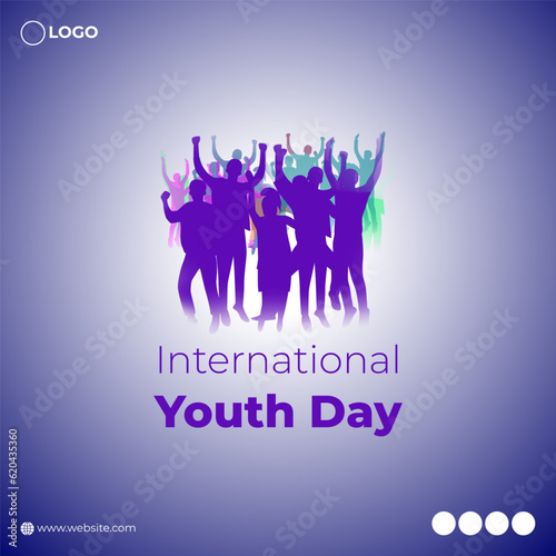 Vector illustration for International Youth Day