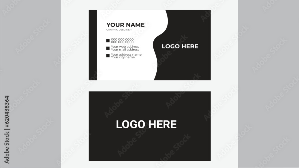 modern creative business card and name business card.double sided business card template modern and clean style. modern creative business card and name business card.double sided business card template modern and clean style.