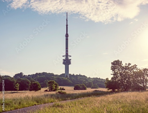 Bukova hora is 223 metres high transmitter on the Bukova hill photo