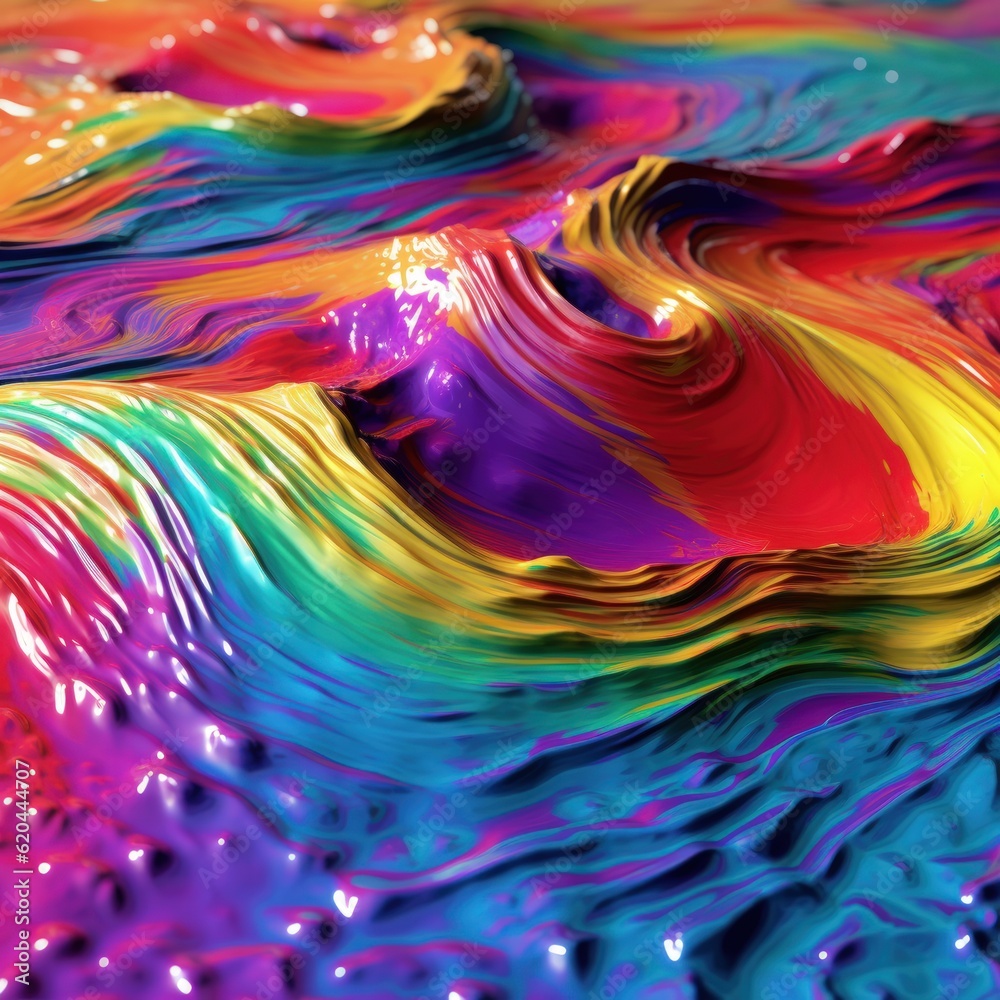 Visualization of sound waves. Abstract futuristic background with colorful glowing neon moving high speed wave lines and bokeh lights. Data transfer concept. Fantastic wallpaper. Generative AI Visualization of sound waves. Abstract futuristic background with colorful glowing neon moving high speed wave lines and bokeh lights. Data transfer concept. Fantastic wallpaper. Generative AI