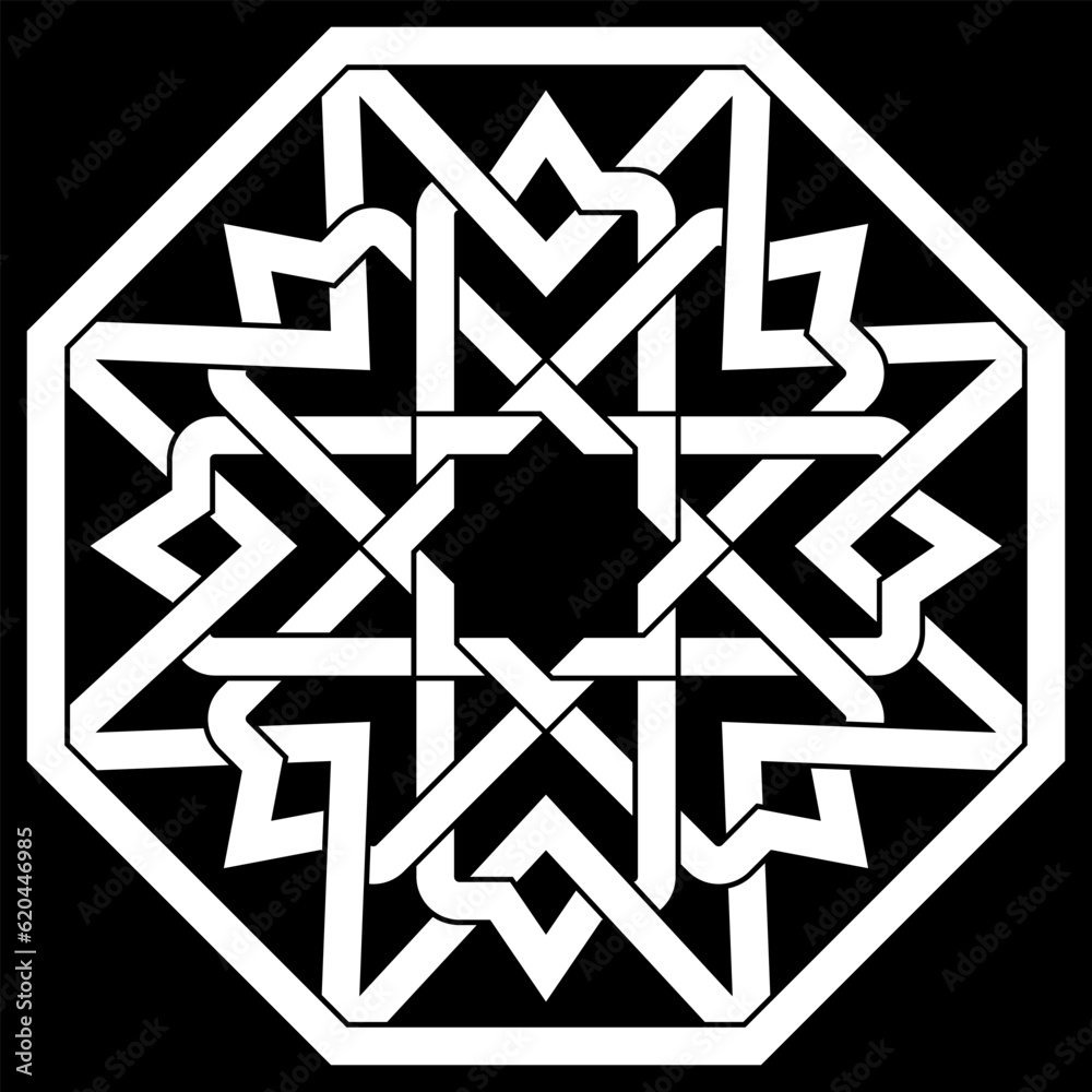 islamic design. abstract pattern. vector illustration of geometric pattern