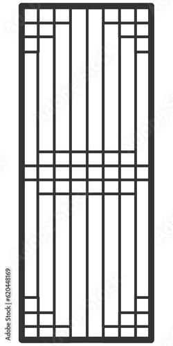 Wallpaper Mural Traditional Japan Korea China ornament frame pattern. Asian door window antique. Torontodigital.ca