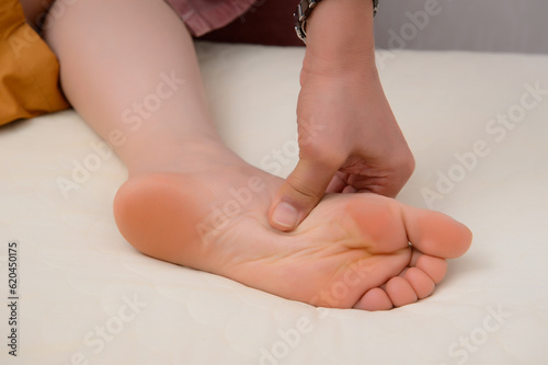 body care and masage feet photo