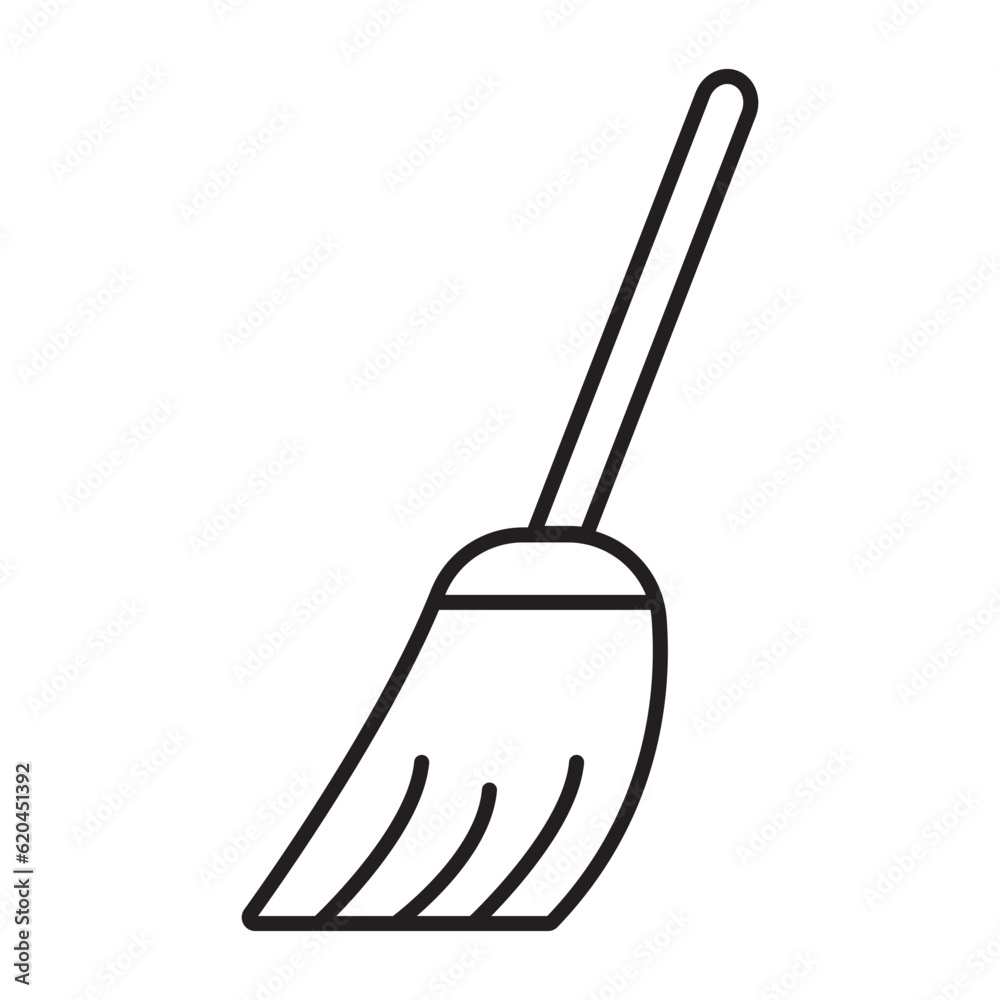 broom icon vector broom icon vector