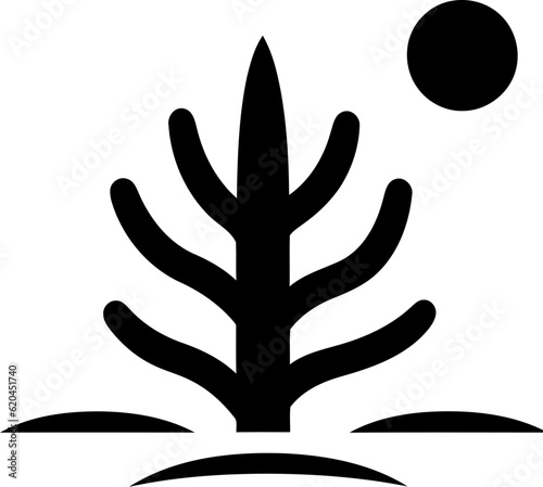Arid drought icon