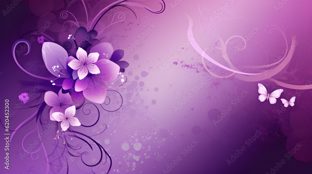 Purple Wallpaper Background Image | Generative AI
