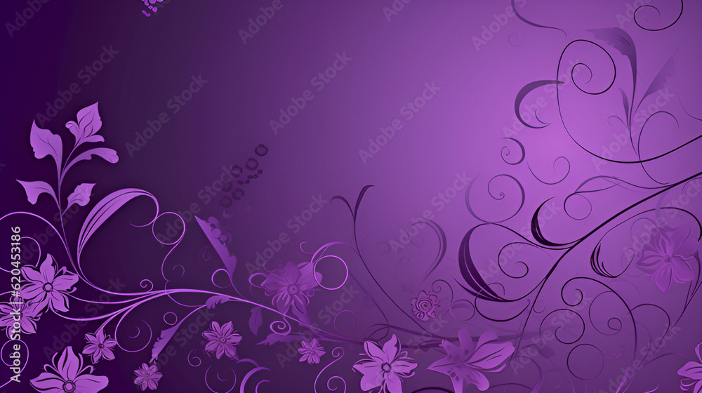 Purple Wallpaper Background Image | Generative AI