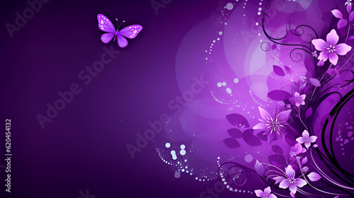 Purple Wallpaper Background Image   Generative AI