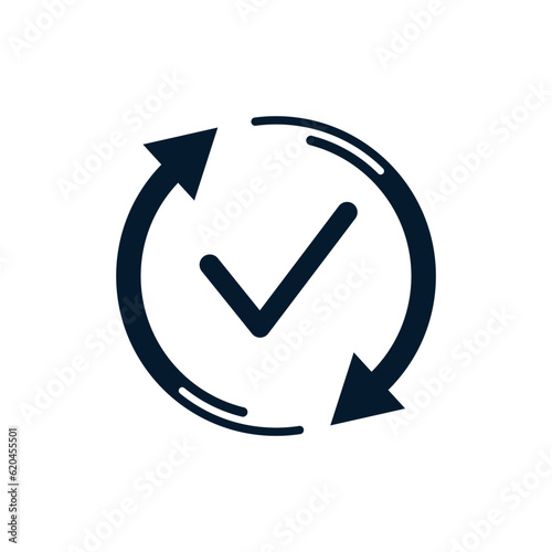 Outcome concept. Vector icon isolated on white background.