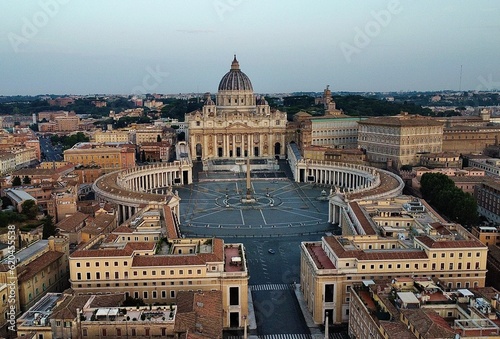drone photo vatican city, Città del Vaticano italy europe photo