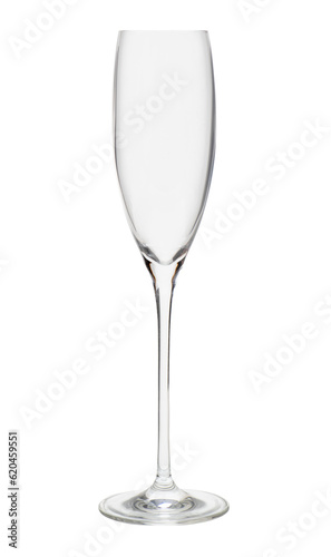 Canvas Print glass of champagne isolated over transparent background
