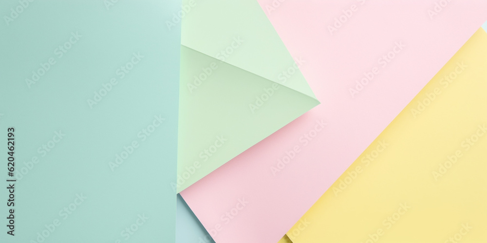 Fototapeta premium Abstract geometric texture background of soft green