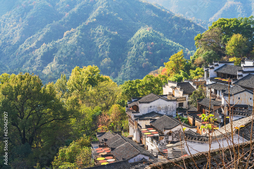 Ancient Villages and Natural Scenery in the Mountainous Areas of Anhui Province, China photo