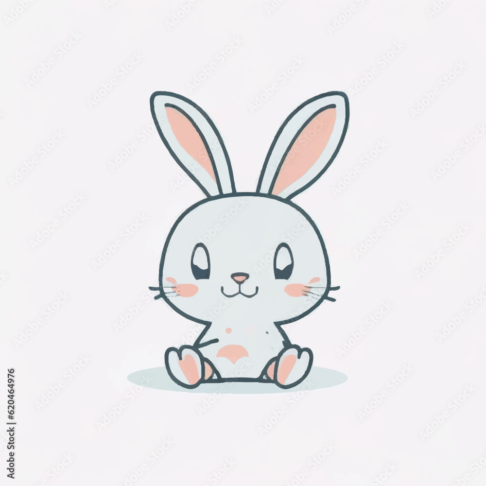 cute rabbit cartoon vector design cute rabbit cartoon vector design