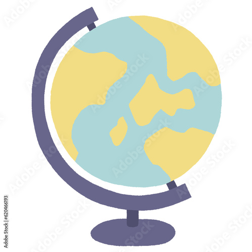 Earth globe Model in Classroom Cute