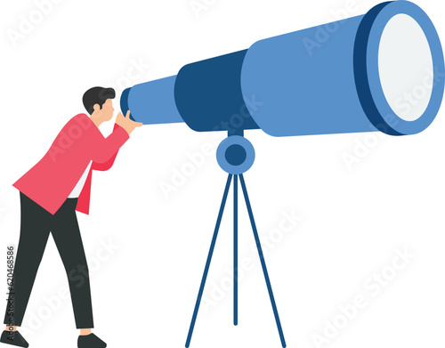 Long term plan, Business strategy for future, looking for opportunity, Business forecast, Business visionary, Discover goal concept, Businessman plan

