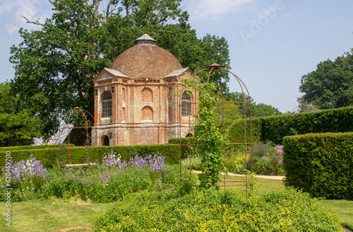 The domed roof of a 16th Century Tudor Summer House at The Vyne Hampshire England