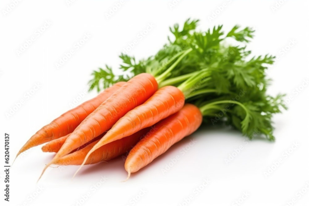 Heap of carrots vegetable isolated on a white background Heap of carrots vegetable isolated on a white background