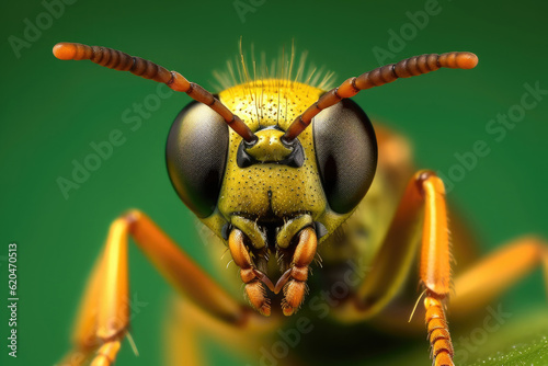 Super Macro View of Insect Eyes.