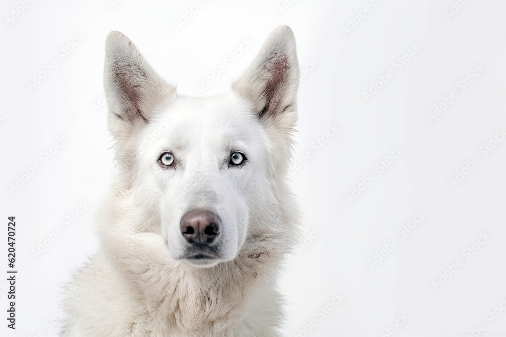 Colorful Background with Dog.