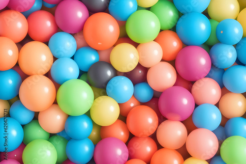 color balls by AI