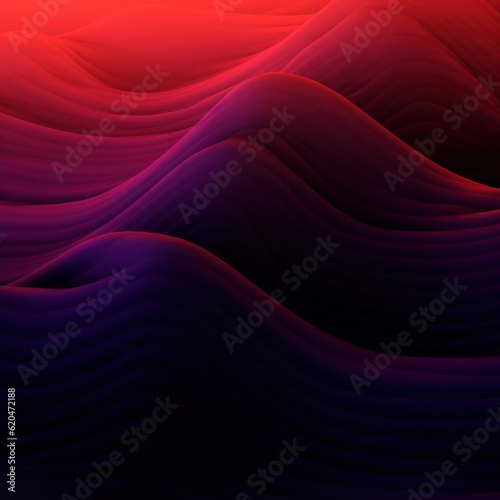Visualization of sound waves. Abstract futuristic background with colorful glowing neon moving high speed wave lines and bokeh lights. Data transfer concept. Fantastic wallpaper. Generative AI