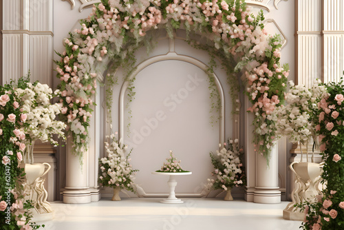 wedding decoration Made with Generative AI © Dicky