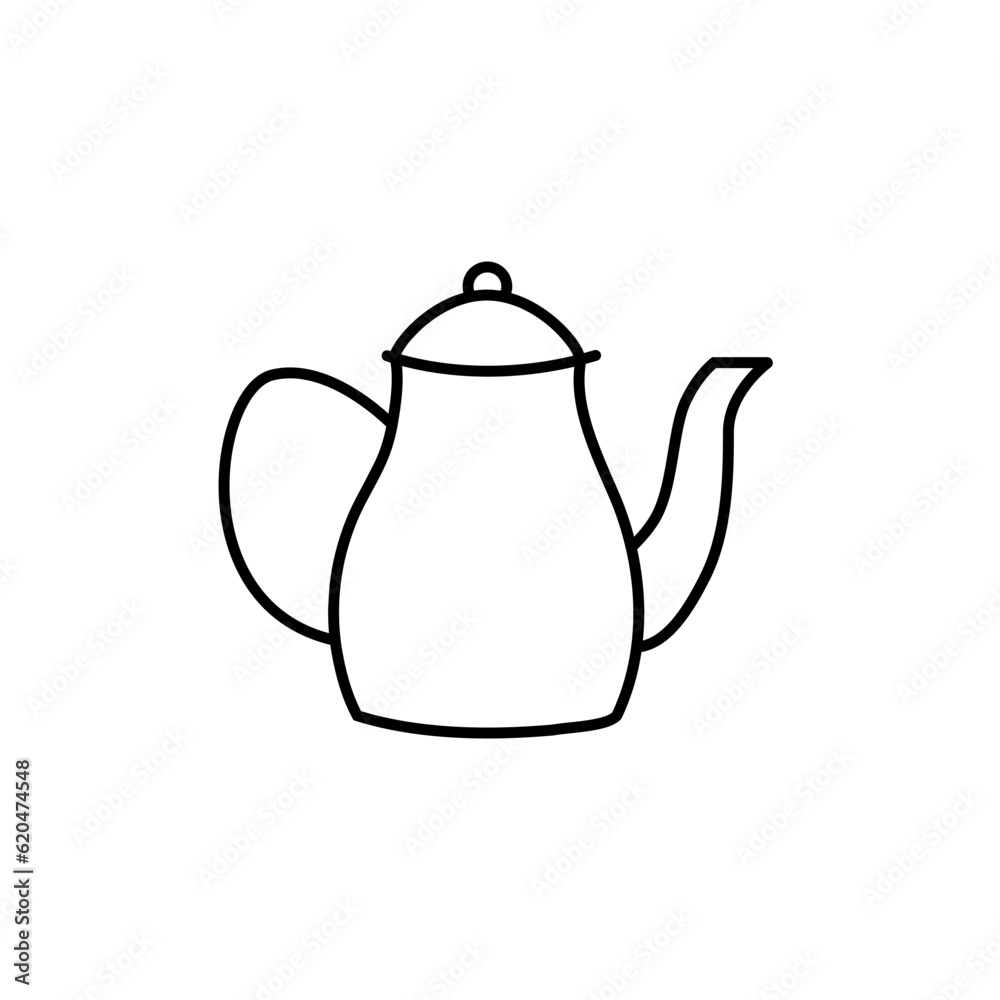 Teapot icon vector. Kettle illustration sign. Tea symbol. Teakettle logo. Hot drink mark. Teapot icon vector. Kettle illustration sign. Tea symbol. Teakettle logo. Hot drink mark.