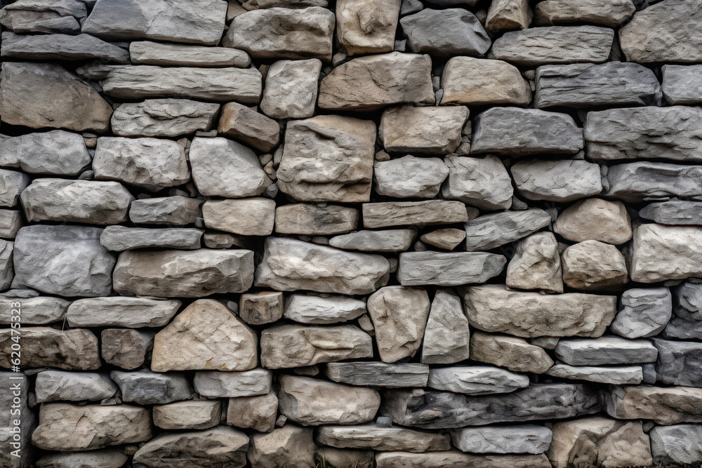 Stone wall or rocks, highlighting the rugged texture and intricate natural patterns. Generative AI. Stone wall or rocks, highlighting the rugged texture and intricate natural patterns. Generative AI.