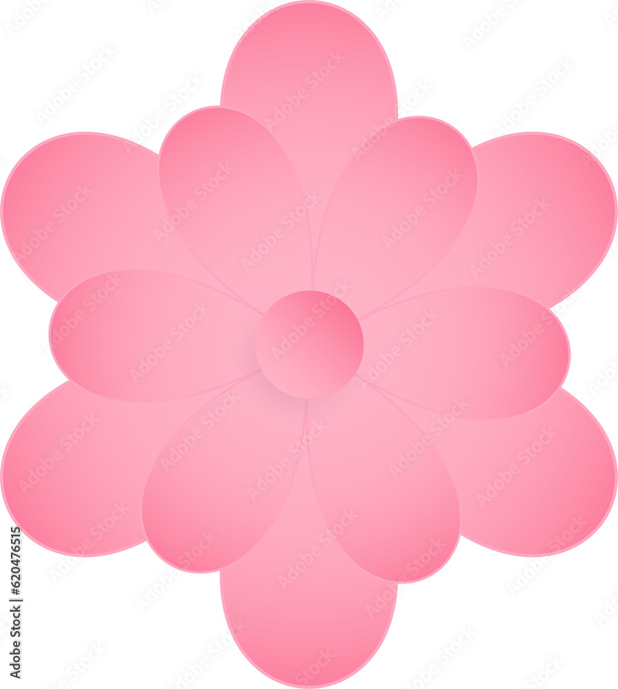 Flower, Element of floral paper cut. Paper cut of flower shape and spring symbol. Flower, Element of floral paper cut. Paper cut of flower shape and spring symbol.
