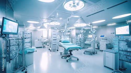 Equipment and medical devices in modern operating room