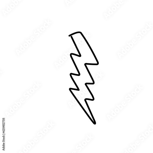 Handdrawn lightning