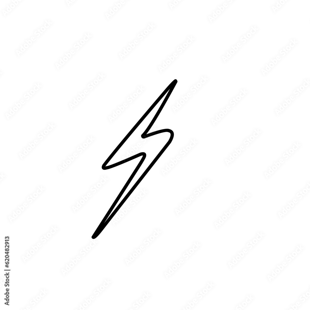 Handdrawn lightning