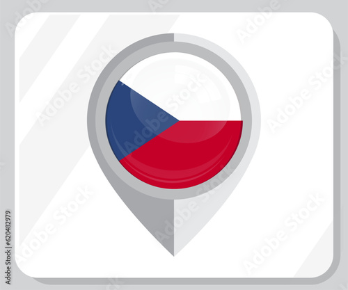 Free Download Czech Circle Glossy Pride Flag Icon
 - GFXLoad