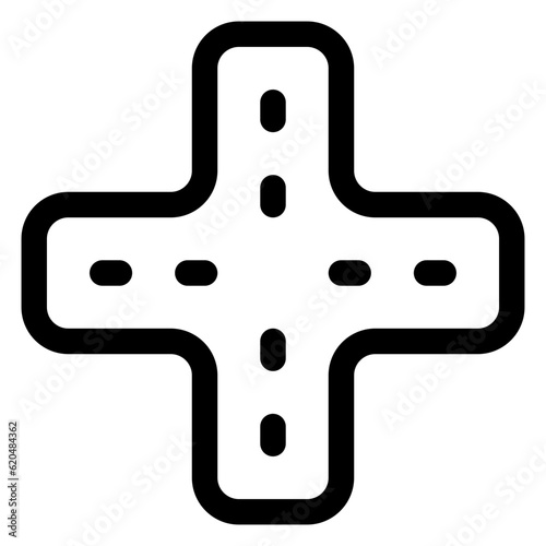 cross road icon
